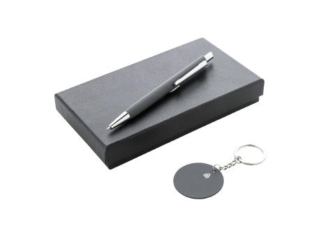 Geschenkset Kugelschreiber und Schlüsselanhänger Miroset
