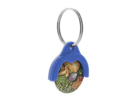 Schlüsselanhänger mit Einkaufswagen-Chip Token
