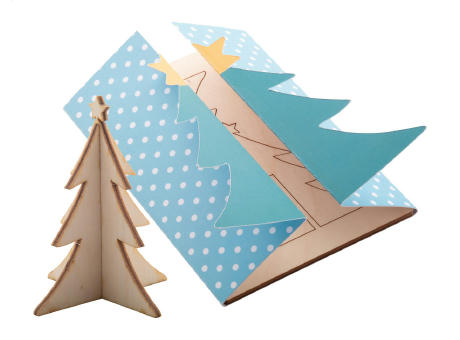 Weihnachtskarte, Schneeflocke Creax Plus
