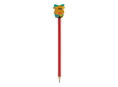 Bleistift mit Weihnachtsfigur, Weihnachtsbaum Ramsvika