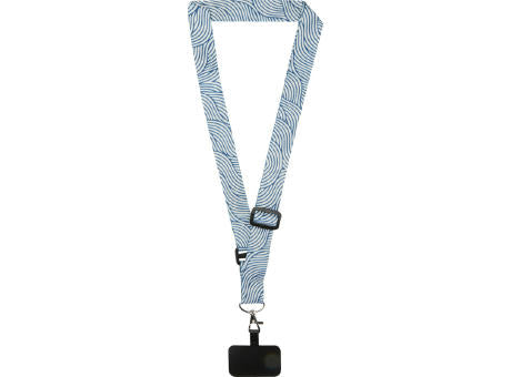 Lyra Verstellbares Lanyard mit Telefonhalterung und Sublimationsdruck