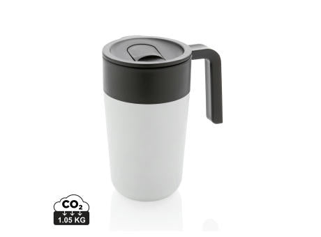 GRS recycelte PP und Stainless Steel Tasse mit Griff