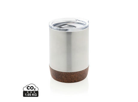 Kleine Vakuum-Kaffeetasse aus RCS rSteel & Kork