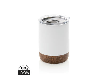 Kleine Vakuum-Kaffeetasse aus RCS rSteel & Kork