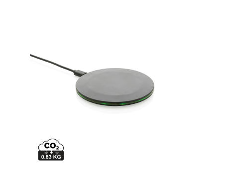 15W-Wireless-Fast-Charger aus recyceltem RCS-Kunststoff