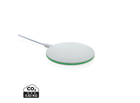 15W-Wireless-Fast-Charger aus recyceltem RCS-Kunststoff