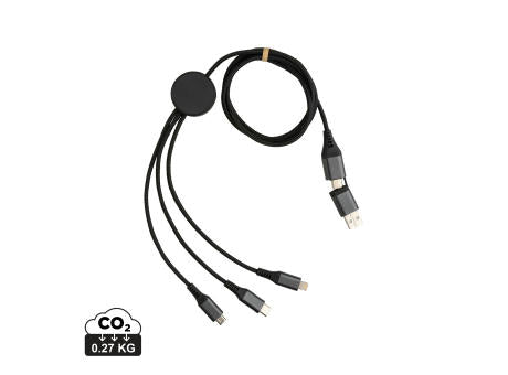 Terra 60W 120cm 6-in-1-Kabel aus RCS recyceltem Aluminium