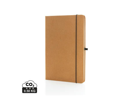 A5 Hardcover Notizbuch aus GRS recyceltem PU