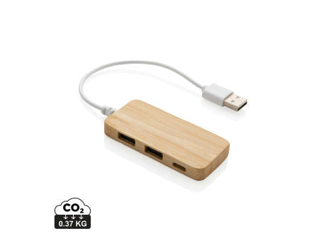 Bambus-Hub mit Type-C