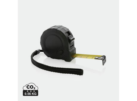 3m/16mm Maßband mit Stop-Taste aus RCS recycelt. Kunststoff