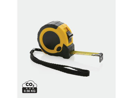 3m/16mm Maßband mit Stop-Taste aus RCS recycelt. Kunststoff