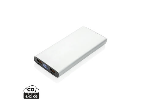 18W PD Powerbank mit 10.000 mAh aus Aluminium