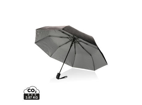 21" Impact AWARE™ RPET 190T Pongee Bi-Color Mini-Schirm