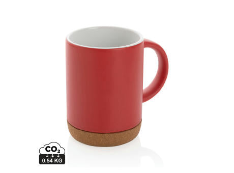 Keramikbecher mit Korkboden, 280ml