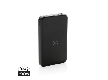5.000mAh 5W Wireless Powerbank aus RCS recyceltem Kunststoff