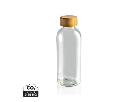 RCS rPET Flasche mit Bambus-Deckel