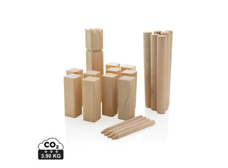 Kubb Outdoor Wurfspiel aus Holz