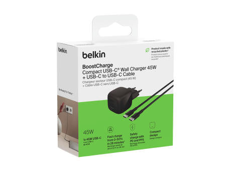 Belkin 45W USB PD Wall Charger with PPS and Cable