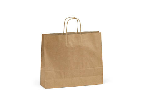Vesuvio XL braune FSC®-Kraftpapiertasche aus Recyclingpapier, 115g/m²