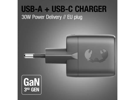 Fresh 'n Rebel 30W Schnellladegerät GaN USB-C & USB-A