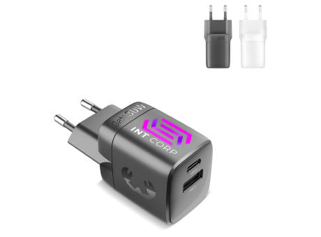 Fresh 'n Rebel 30W Schnellladegerät GaN USB-C & USB-A