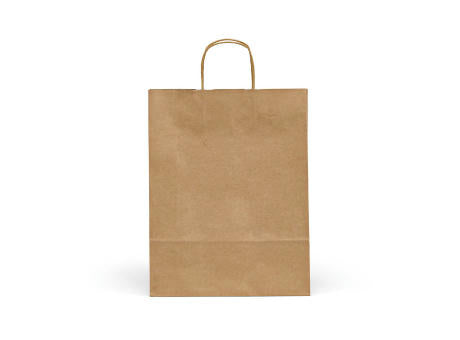 Vesuvio L braune FSC®-Kraftpapiertasche aus Recyclingpapier, 115g/m²