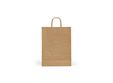 Vesuvio M braune FSC®-Kraftpapiertasche aus Recyclingpapier, 115g/m²