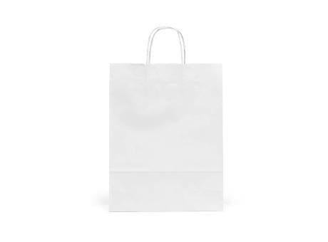 Etna L weiße FSC®-Kraftpapiertasche. 100g/m². Hergestellt in Portugal