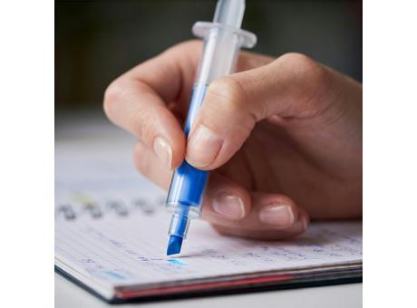 Spritzen-Textmarker