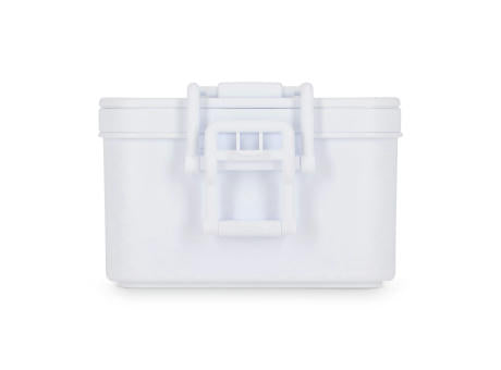 Doppelte Lunchbox mit Besteck