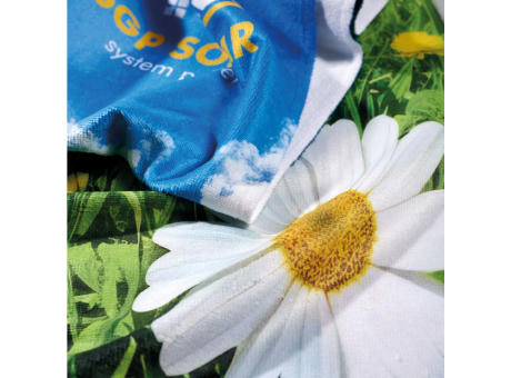 Velourhandtuch mit Sublimations-Fotodruck