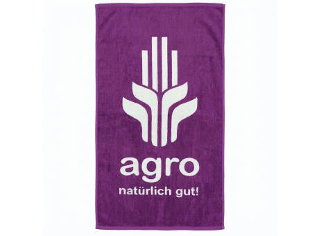 Gästetuch, Einfärbung nach Pantone, inkl. Jacquard-Einwebung