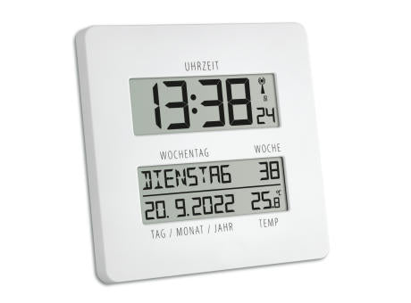 Digitale Funkuhr mit Temperatur TIMELINE