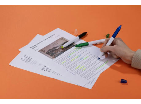 Kugelschreiber mit Textmarker FLUO