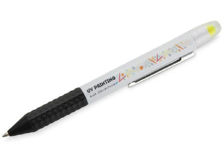 Kugelschreiber mit Textmarker FLUO