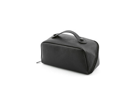 Macao 3,5L Kulturtasche aus recy.Leder. Mit Zipper und Tragegriff