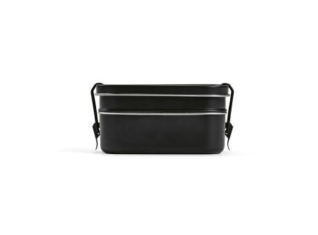 Tintoretto Lunchbox recy.Edelstahl, 1240 ml. Mit seitliche Verschlussklammern