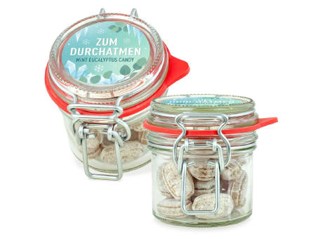 Bügelglas XS Eukalyptus Bonbons