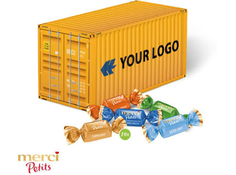 3D Präsent "Container" mit Merci Petits