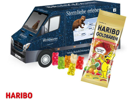 3D Präsent "Transporter" mit Haribo Goldbären