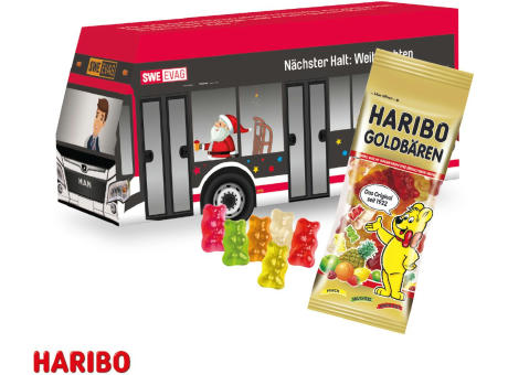 3D Präsent "Bus" mit Haribo Goldbären