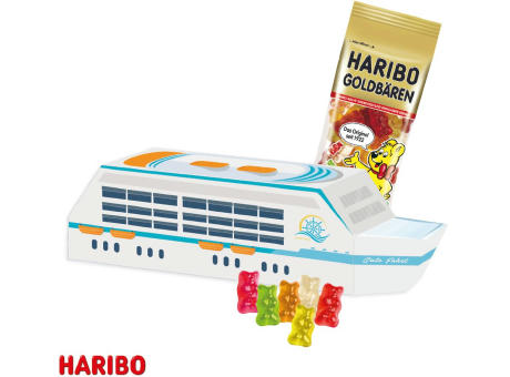 3D Präsent "Schiff" mit Haribo Goldbären