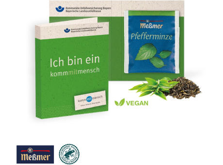 Werbe-Klappkarte mit Premium-Tee