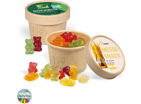 Werbe-Fruchtgummi Paperbox mit Einleger