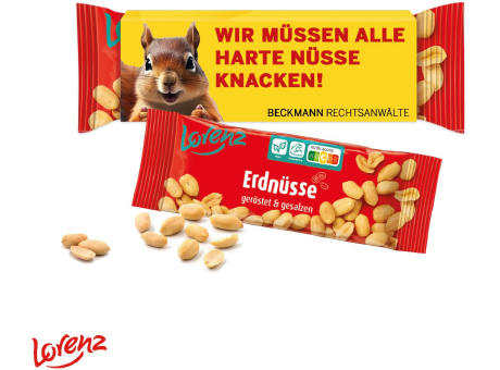 Lorenz Erdnüsse im Werbeschuber
