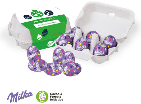 Schoko-Eier 6er mit Milka Schokolade