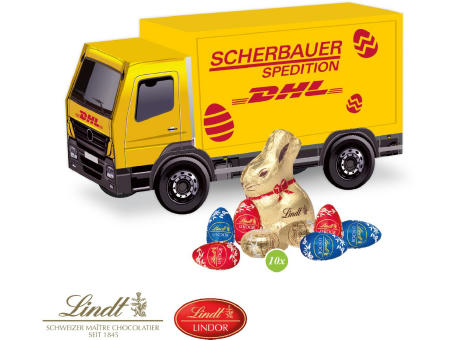 3D Präsent "LKW" Ostern mit Schokoladenmischung von Lindt