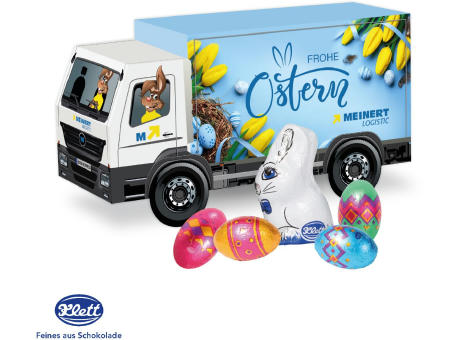 3D Präsent "LKW" Ostern mit Schokoladenmischung von Klett
