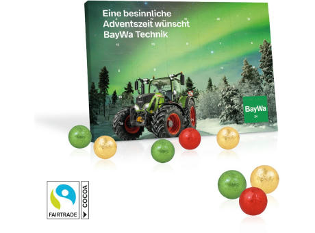 Tisch-Adventskalender mit Fairtrade® Schokolade