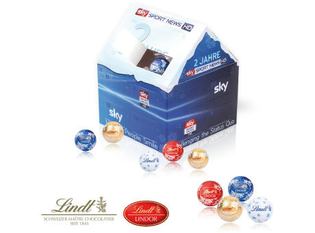 Adventskalender "Weihnachtshaus" Classic mit Lindt Schokolade